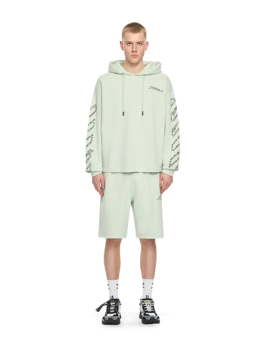 Off-White Type Arrow Diagonal Loose Hoodie | Thumbnail 2