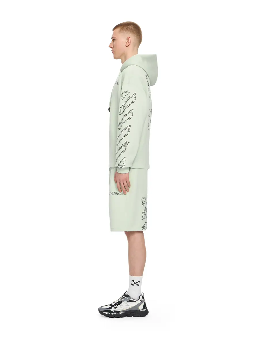 Off-White Type Arrow Diagonal Loose Hoodie | Thumbnail 4