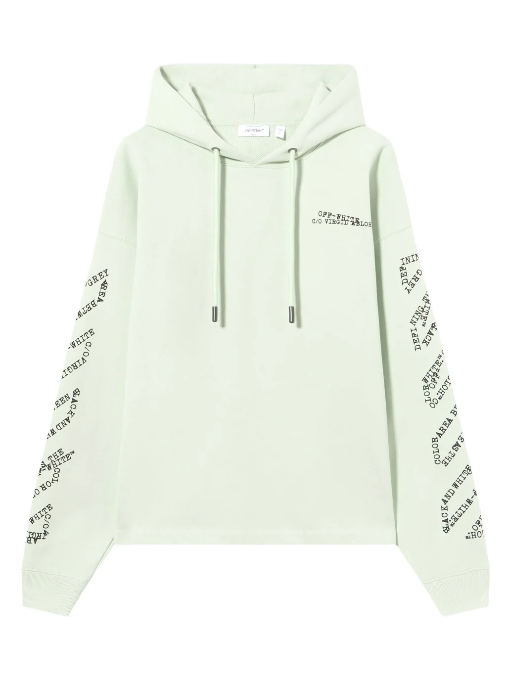 Off-White Type Arrow Diagonal Loose Hoodie