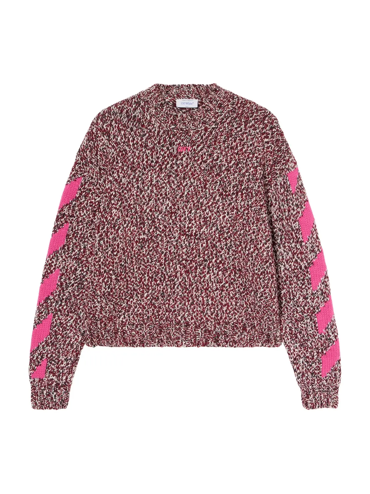 Mouline Arrow Knit Crewneck Sweater