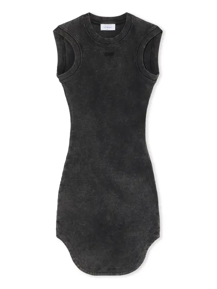 Off Stamp Ribbed Kat Mini Dress Off Stamp Ribbed Kat Mini Dress