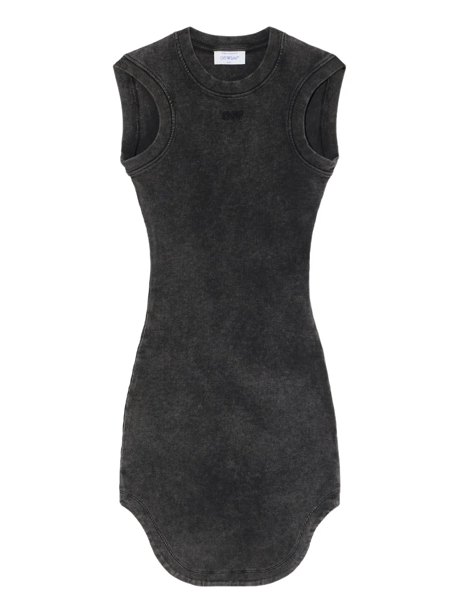 Off Stamp Ribbed Kat Mini Dress Off Stamp Ribbed Kat Mini Dress