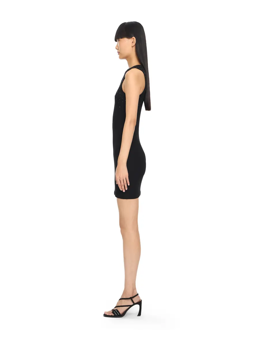 Off-White OW X Swarovski Ribbed Rowing Dress | Thumbnail 3 Off-White OW X Swarovski Ribbed Rowing Dress | Thumbnail 3
