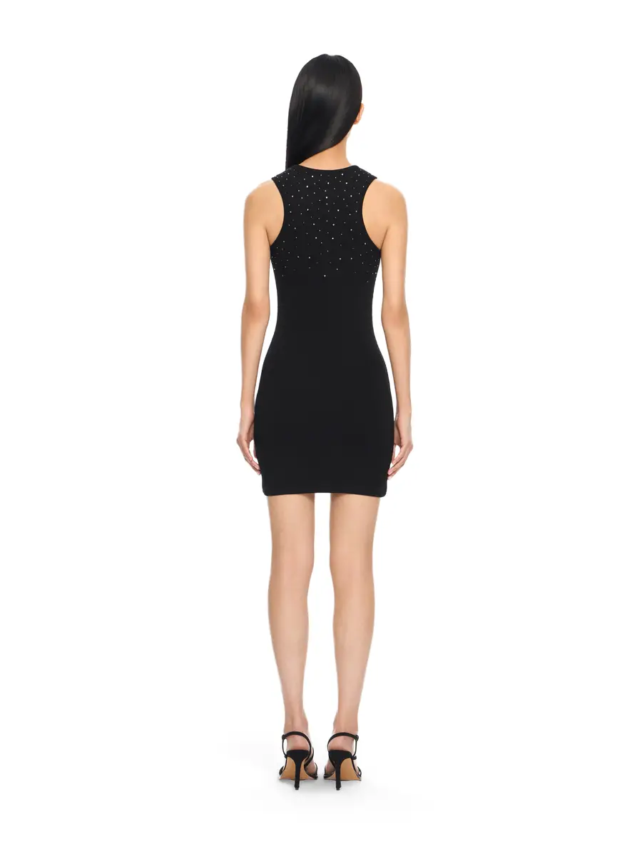 Off-White OW X Swarovski Ribbed Rowing Dress | Thumbnail 4 Off-White OW X Swarovski Ribbed Rowing Dress | Thumbnail 4