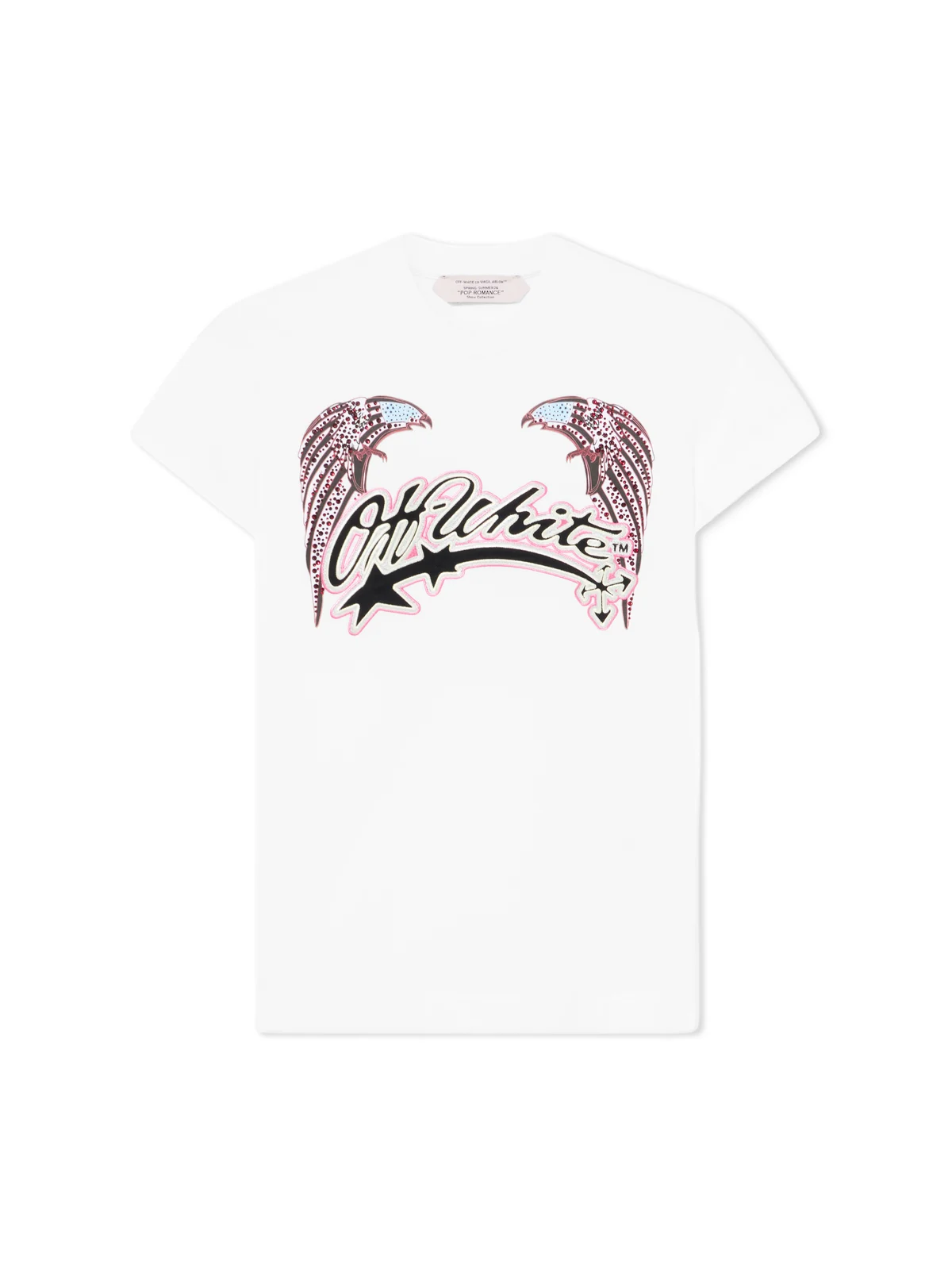 Off-White Swarovski Double Eagle Slim T-shirt