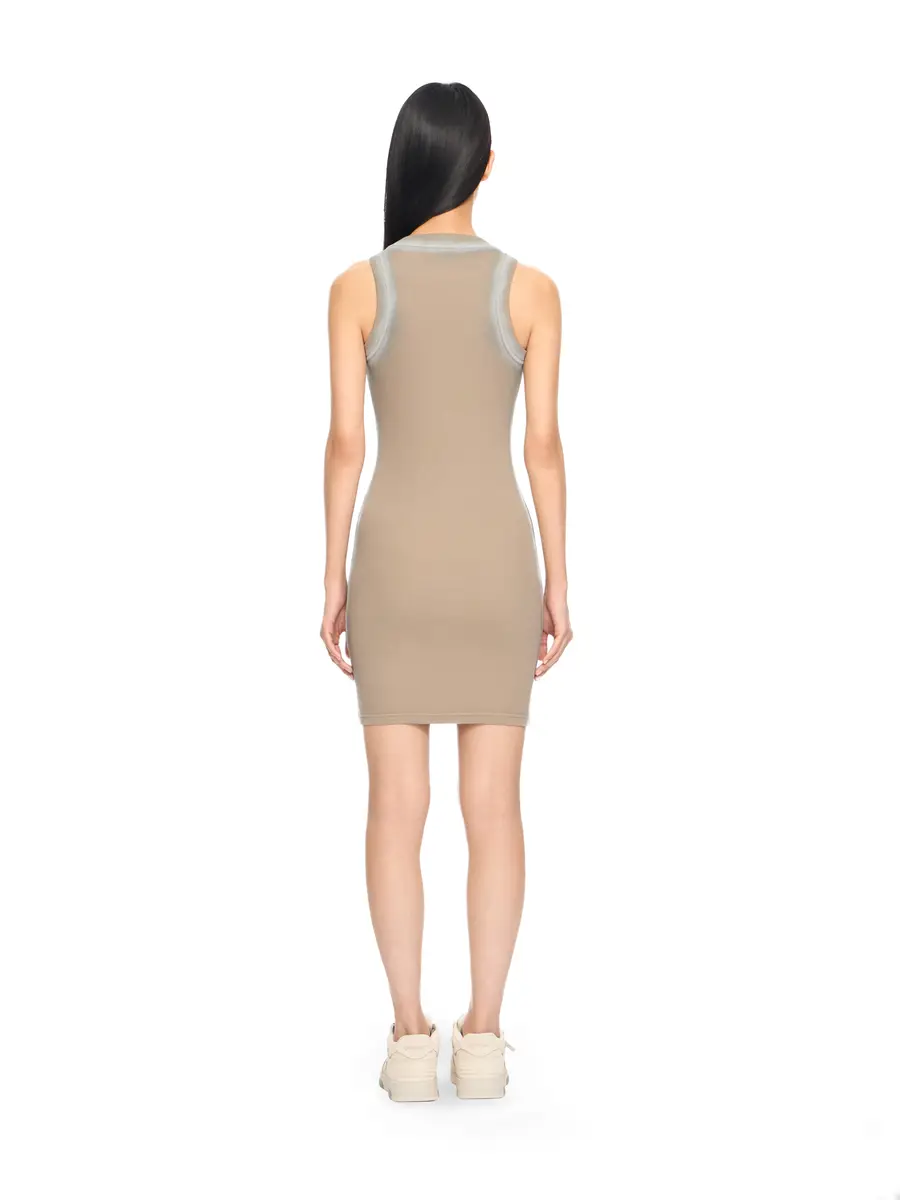 Off-White Spray Off Stamp Ribbed Round Dress | Thumbnail 4 Off-White Spray Off Stamp Ribbed Round Dress | Thumbnail 4