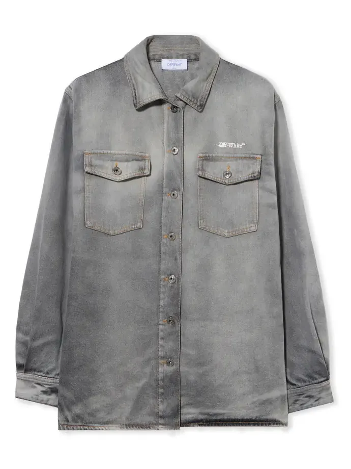 Off-White Ink Arrow Denim Shirt Jacket