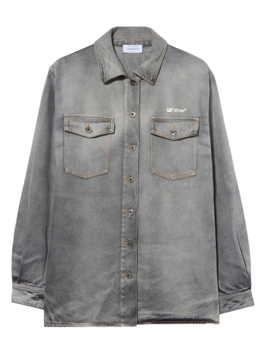 Ink Arrow Denim Shirt Jacket