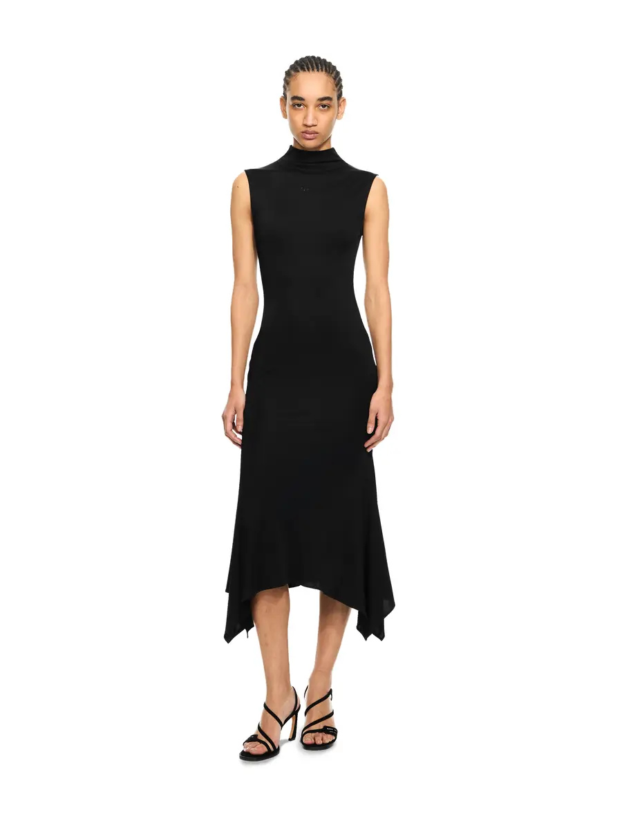 Off-White Fluid Sleeveless Midi Dress | Thumbnail 2 Off-White Fluid Sleeveless Midi Dress | Thumbnail 2