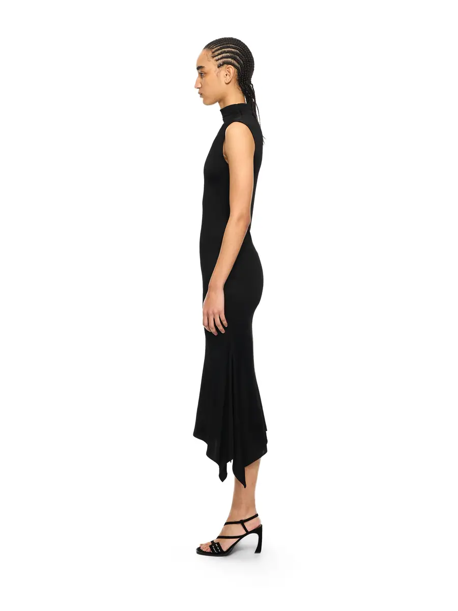 Off-White Fluid Sleeveless Midi Dress | Thumbnail 3 Off-White Fluid Sleeveless Midi Dress | Thumbnail 3