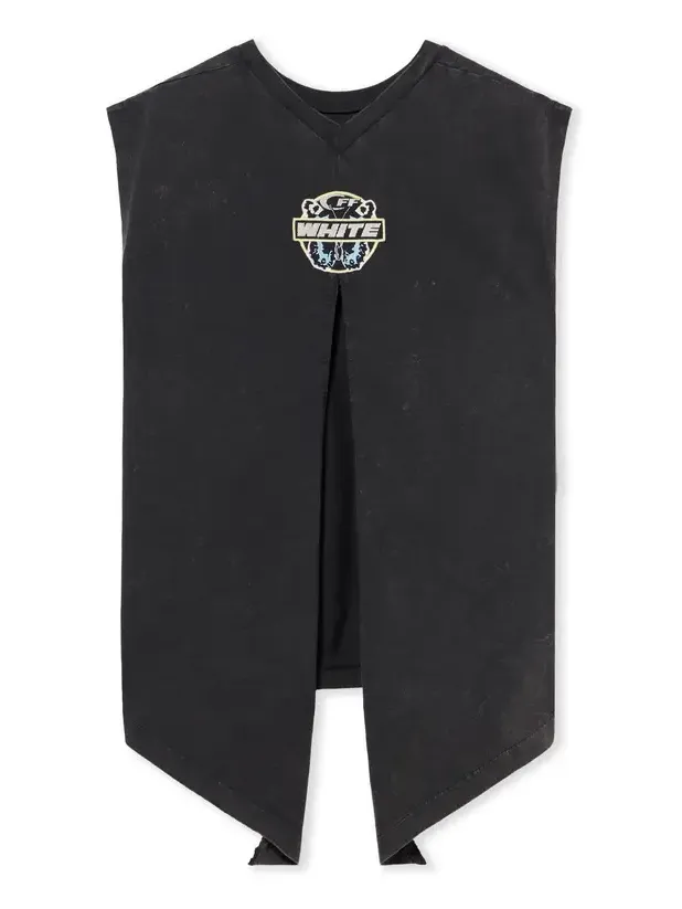 Butterfly Patch Open Back Tank Top Butterfly Patch Open Back Tank Top