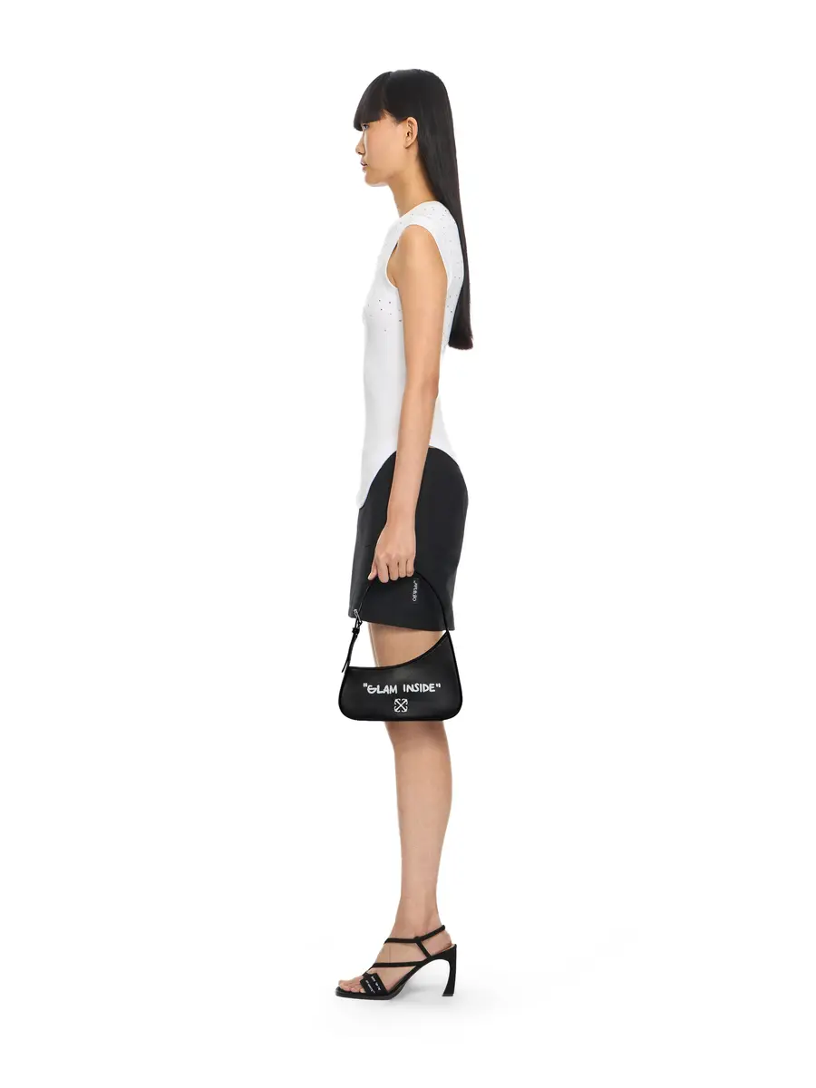Off-White Black Jitney Quote Shoulder Bag | Thumbnail 2 Off-White Black Jitney Quote Shoulder Bag | Thumbnail 2