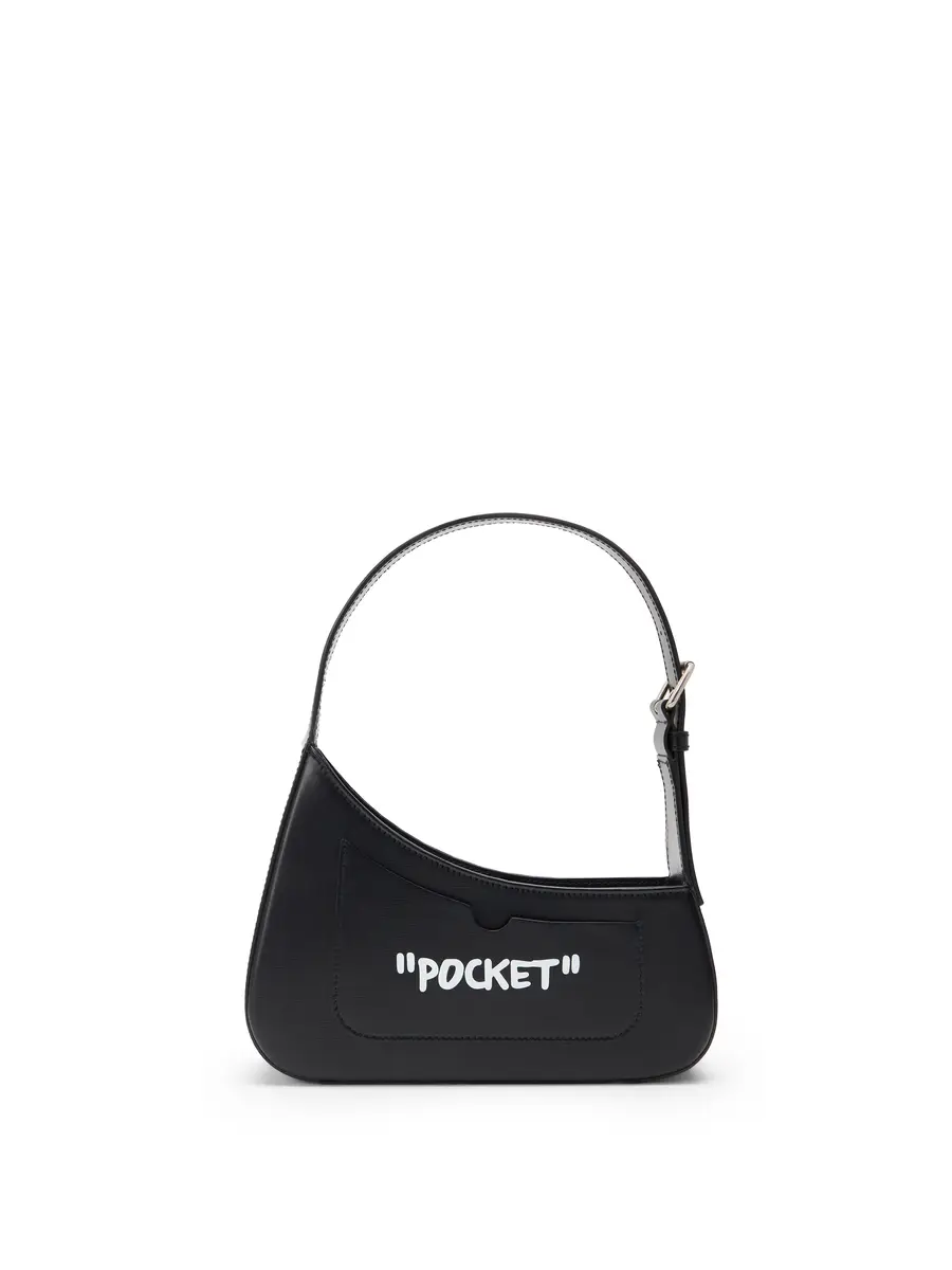 Off-White Black Jitney Quote Shoulder Bag | Thumbnail 5 Off-White Black Jitney Quote Shoulder Bag | Thumbnail 5