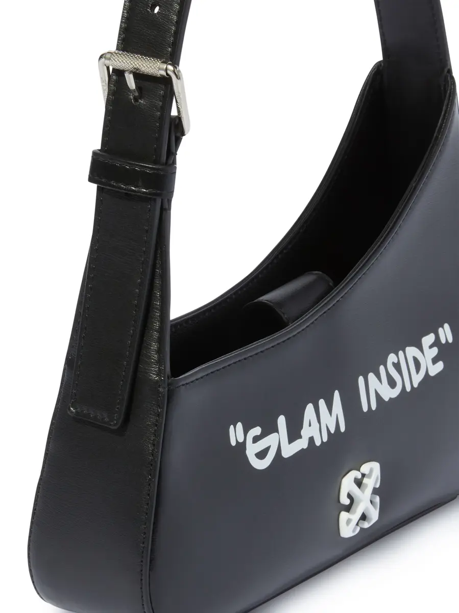 Off-White Black Jitney Quote Shoulder Bag | Thumbnail 9 Off-White Black Jitney Quote Shoulder Bag | Thumbnail 9