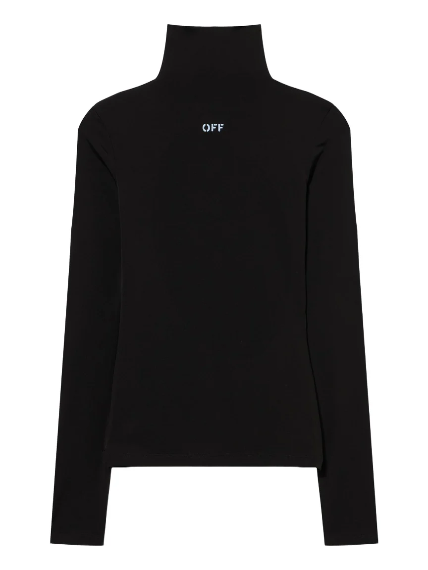 Off-White Off Stamp Second Skin Long-Sleeved Turtleneck