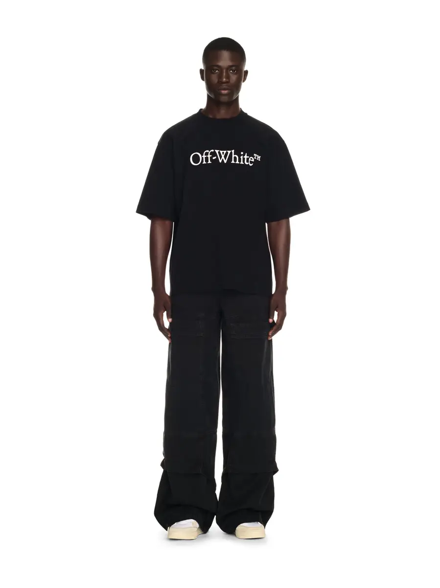 Off-White Black Canvas Carpenter Pants | Thumbnail 2