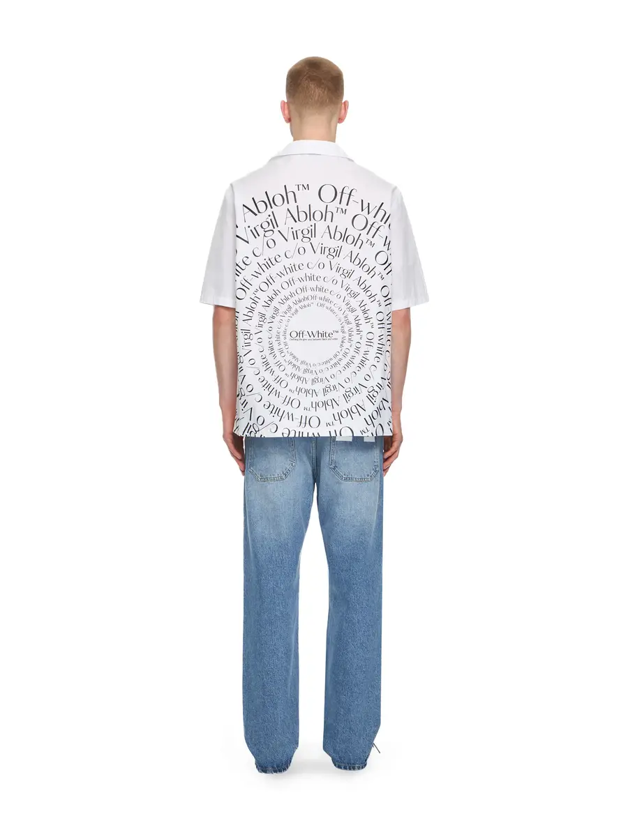 Off-White Circle Off Bowling Shirt | Thumbnail 4 Off-White Circle Off Bowling Shirt | Thumbnail 4
