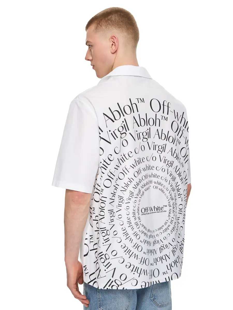 Off-White Circle Off Bowling Shirt | Thumbnail 5 Off-White Circle Off Bowling Shirt | Thumbnail 5