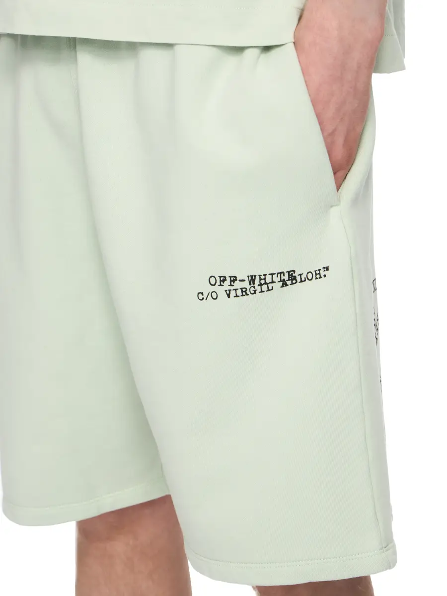 Off-White Type Diagonal Skate Sweatshorts | Thumbnail 5 Off-White Type Diagonal Skate Sweatshorts | Thumbnail 5