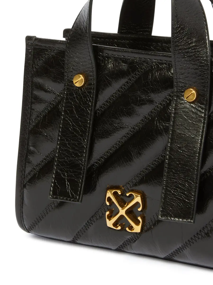 Off-White Black Quilted Tote Bag | Thumbnail 7