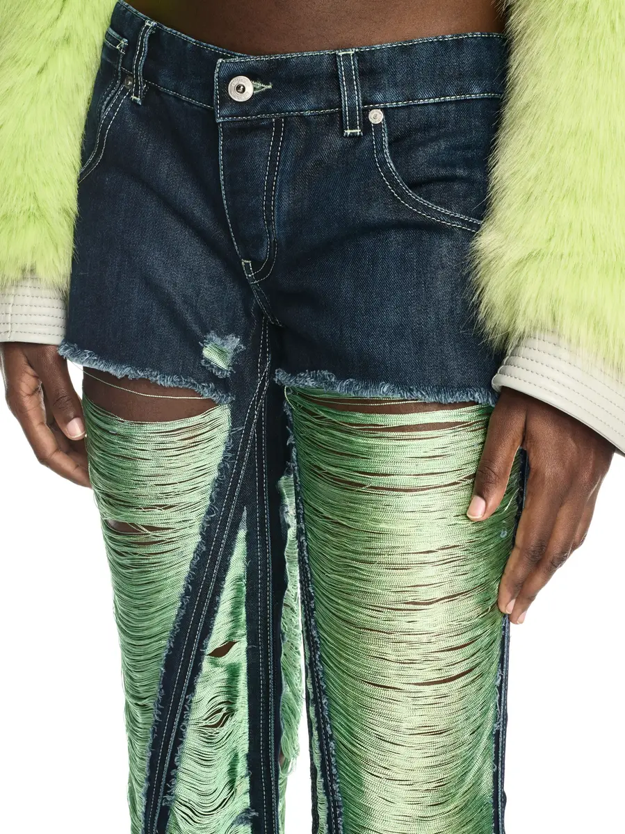 Off-White Shredded Denim 5Pkt Pants | Thumbnail 5