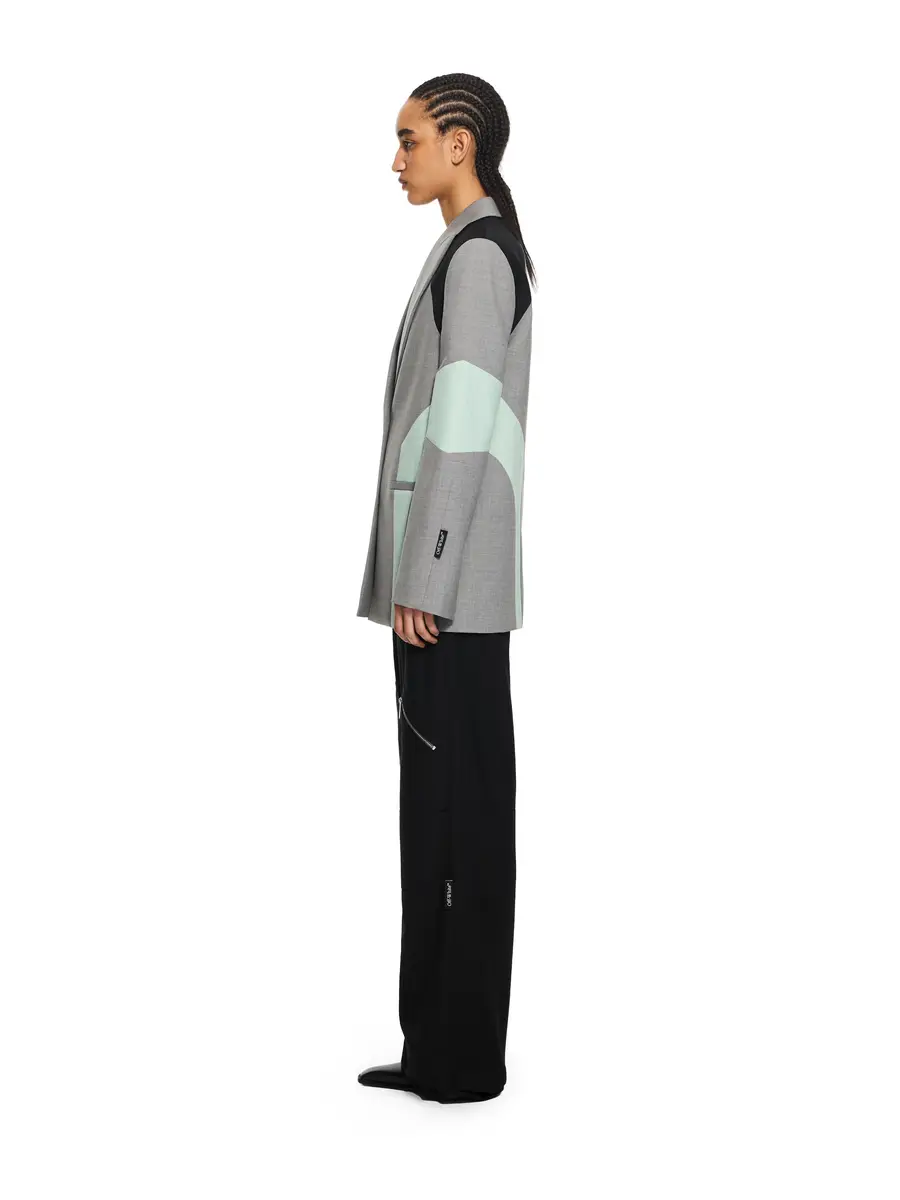 Off-White Stretch Color Block Blazer | Thumbnail 3