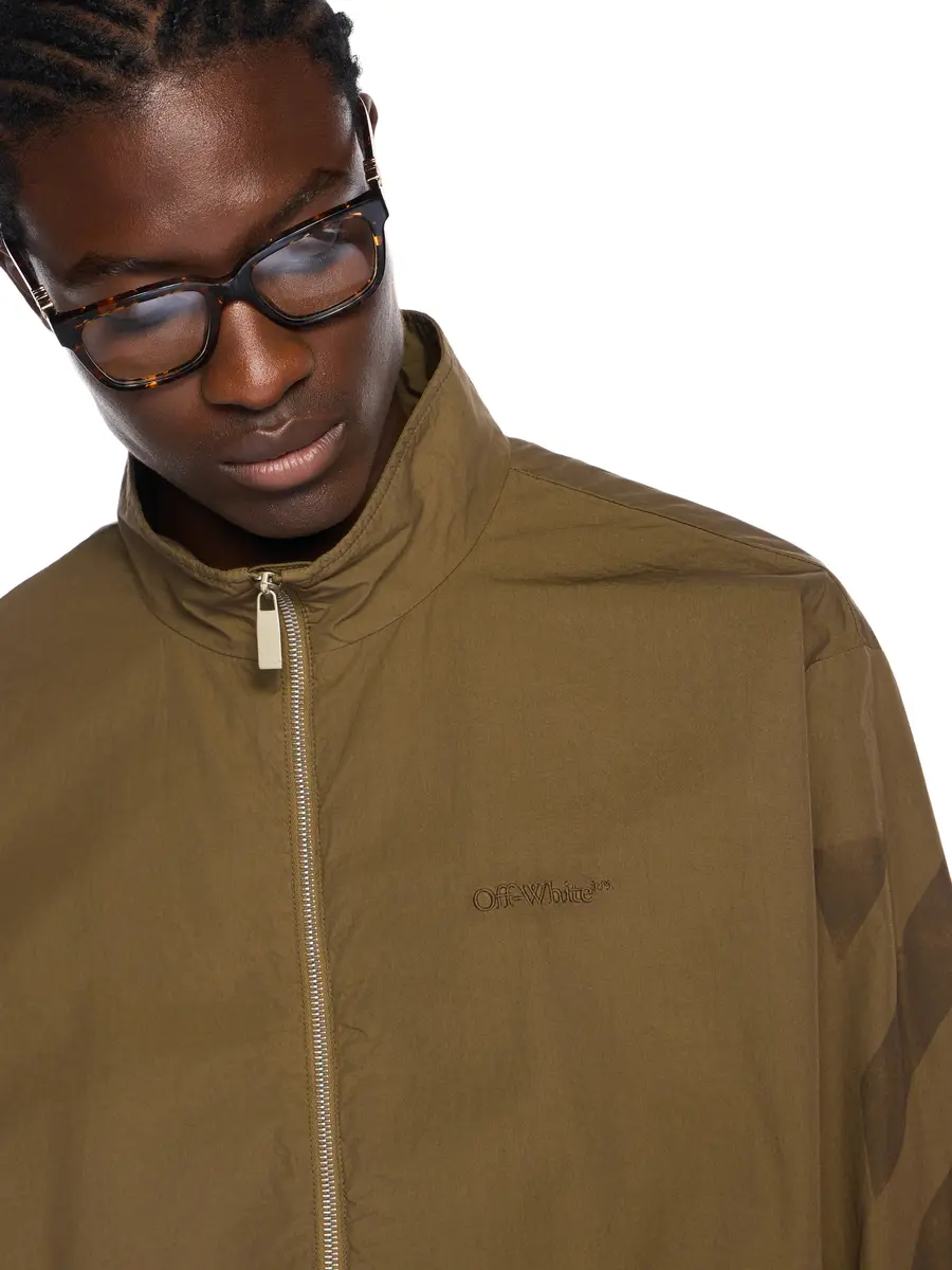 Off-White Diagonal Cotton Tracktop | Thumbnail 5 Off-White Diagonal Cotton Tracktop | Thumbnail 5