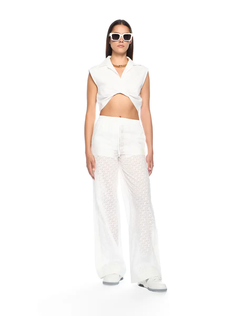 Off-White Off Stamp Wide-Leg Pants | Thumbnail 2 Off-White Off Stamp Wide-Leg Pants | Thumbnail 2