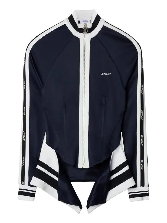 Off-White Dark Blue Corset Track Jacket