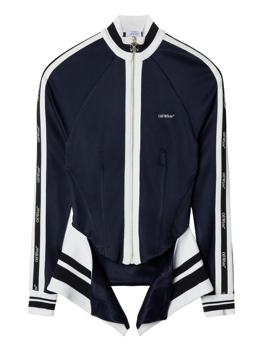 Dark Blue Corset Track Jacket Dark Blue Corset Track Jacket
