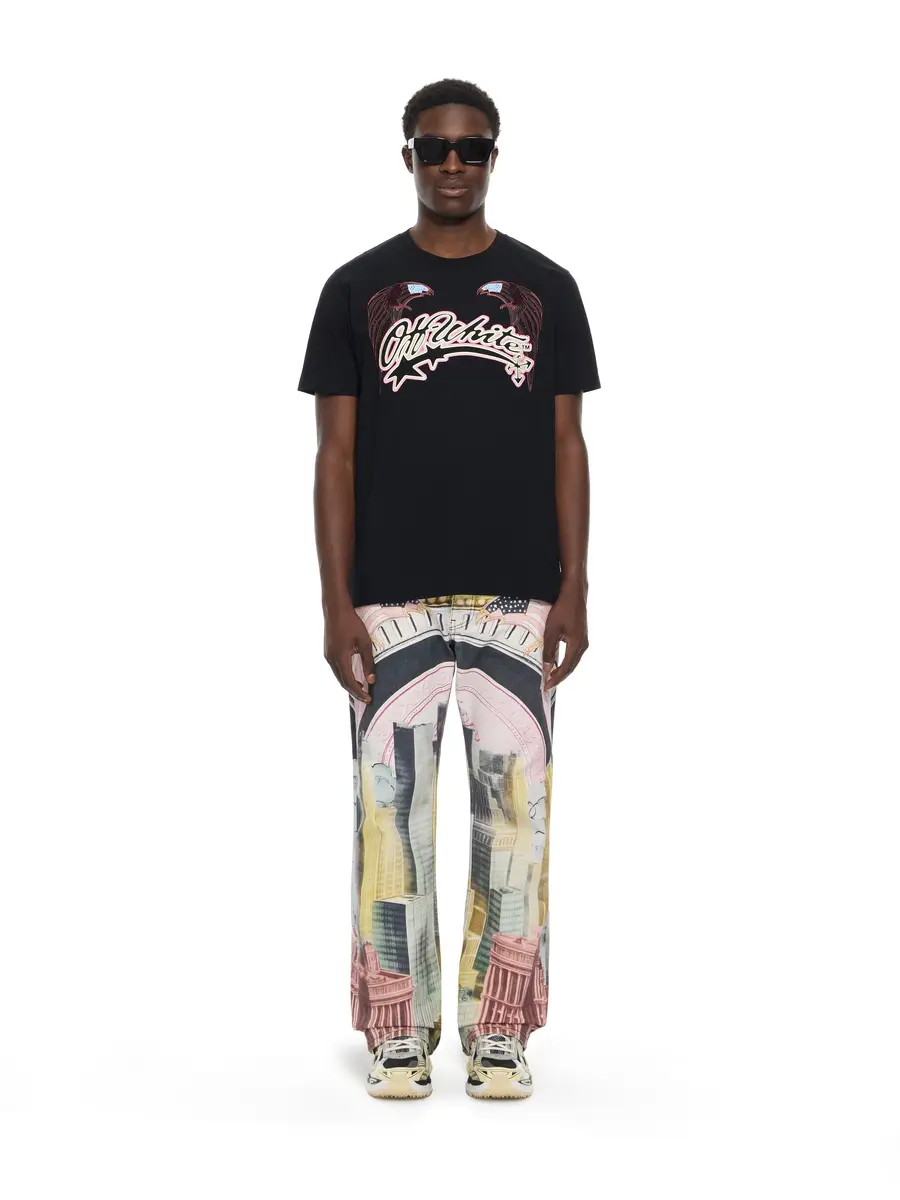 Off-White Swarovski Double Eagle Slim T-shirt | Thumbnail 2