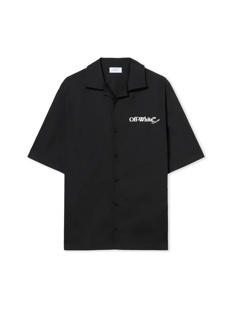 Scribble Arrow Poplin Bowling Shirt Scribble Arrow Poplin Bowling Shirt