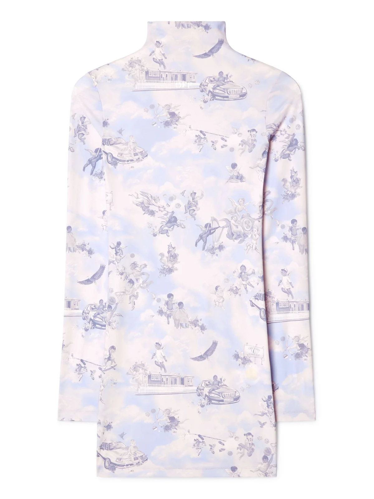 Off-White White Stamp Fresco Dress