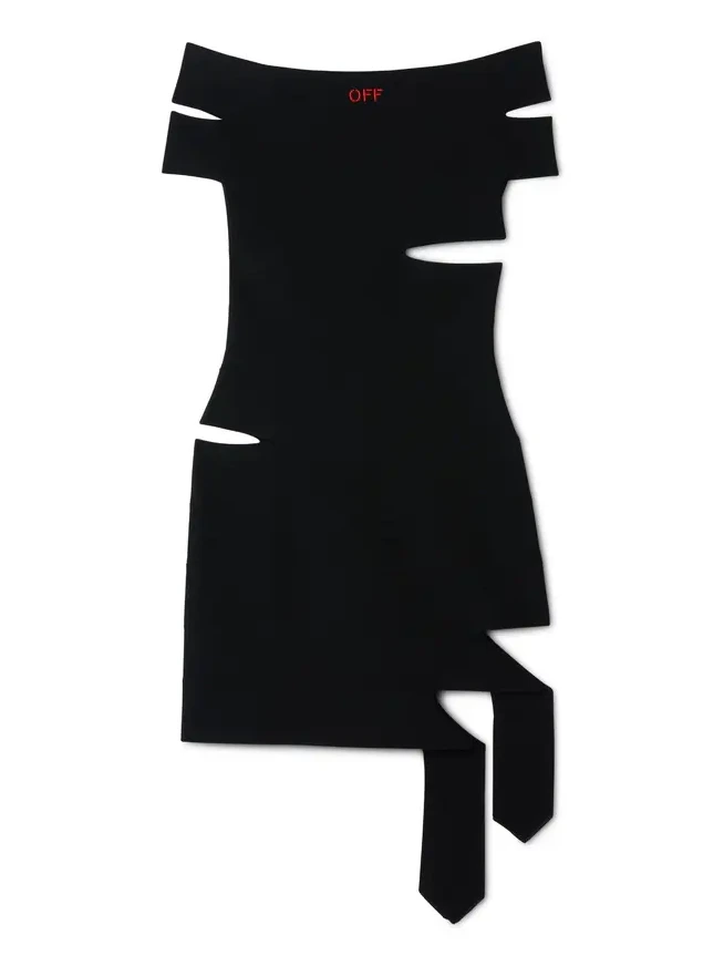 Off Straps Bandeau Mini Dress Black - Au Off Straps Bandeau Mini Dress Black - Au