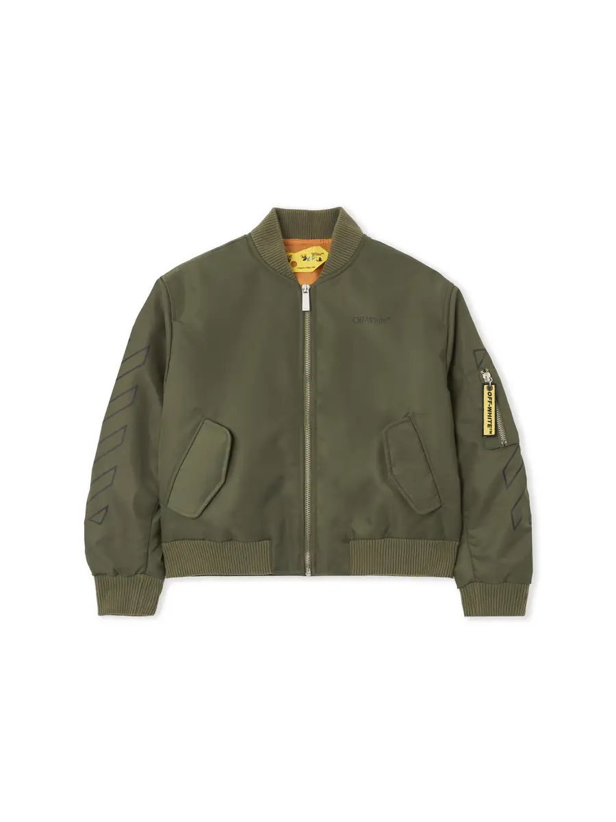Off-White Bookish Diagonal Bomber Jacket | Thumbnail 2 Off-White Bookish Diagonal Bomber Jacket | Thumbnail 2