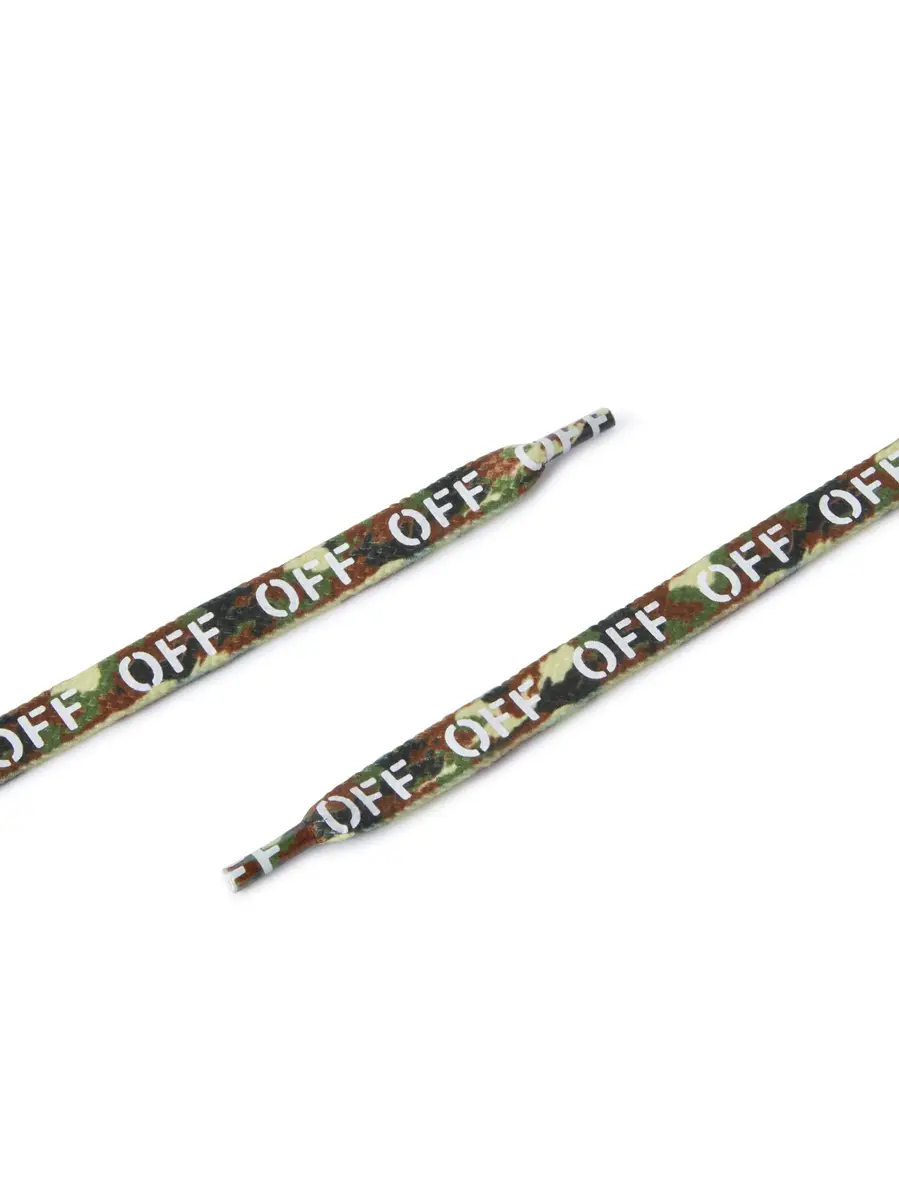 Off-White Green/White Camo Laces | Thumbnail 4
