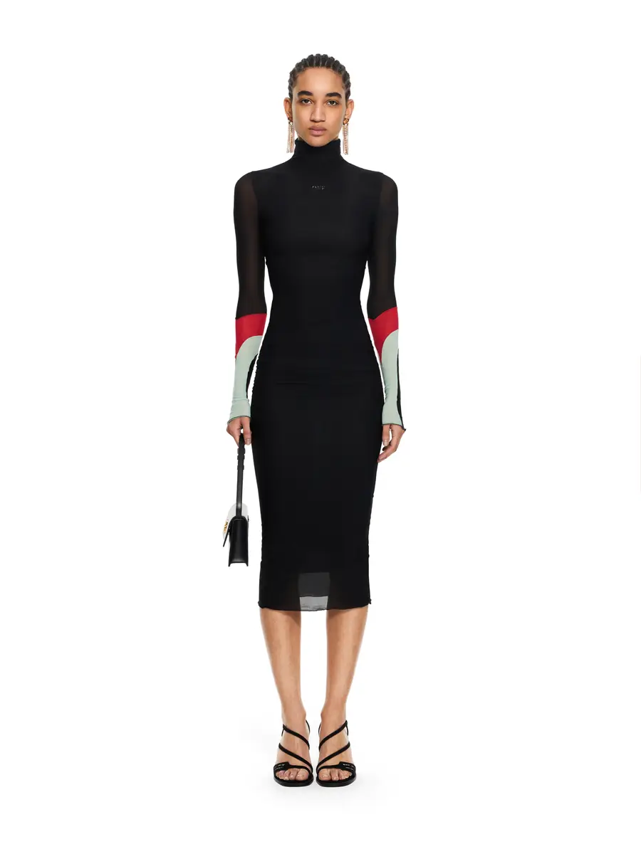 Off-White Light Jersey Insert Dress | Thumbnail 2 Off-White Light Jersey Insert Dress | Thumbnail 2