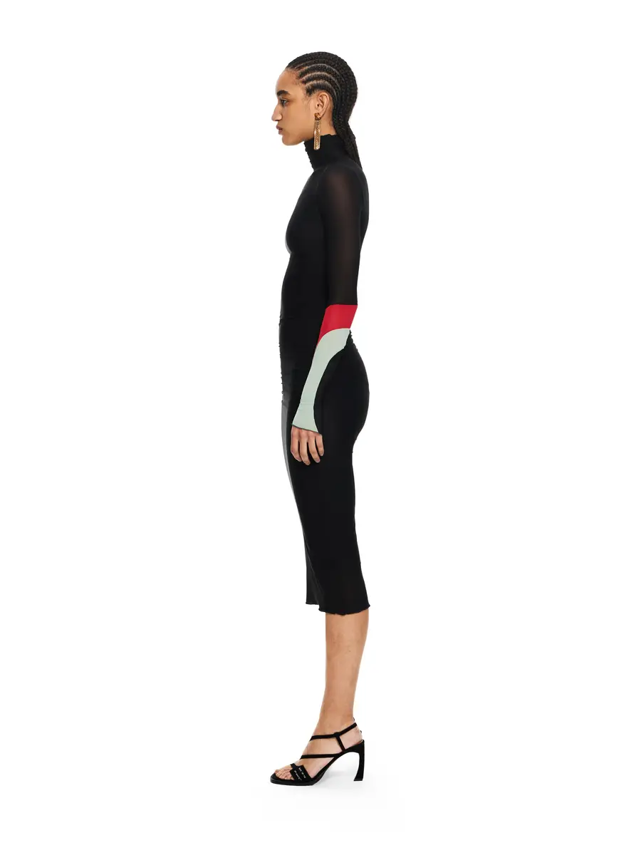 Off-White Light Jersey Insert Dress | Thumbnail 3 Off-White Light Jersey Insert Dress | Thumbnail 3