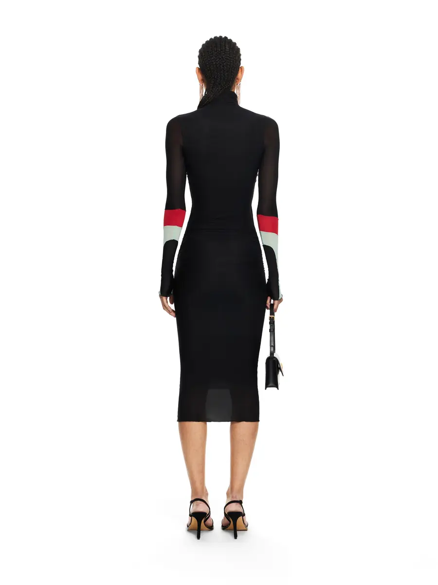 Off-White Light Jersey Insert Dress | Thumbnail 4 Off-White Light Jersey Insert Dress | Thumbnail 4