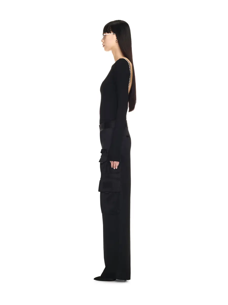 Off-White LIGHT RIB EMB 20S L/S TOP | Thumbnail 4
