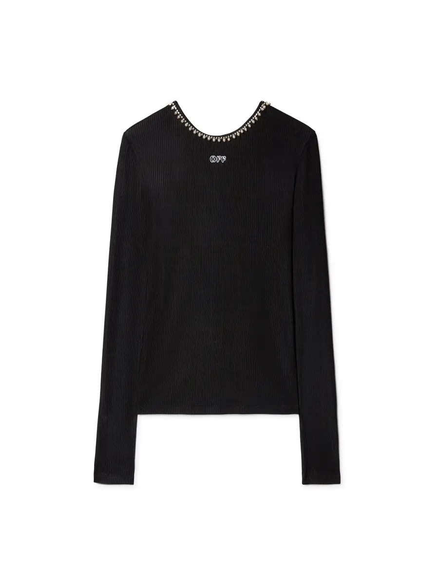 LIGHT RIB EMB 20S L/S TOP LIGHT RIB EMB 20S L/S TOP