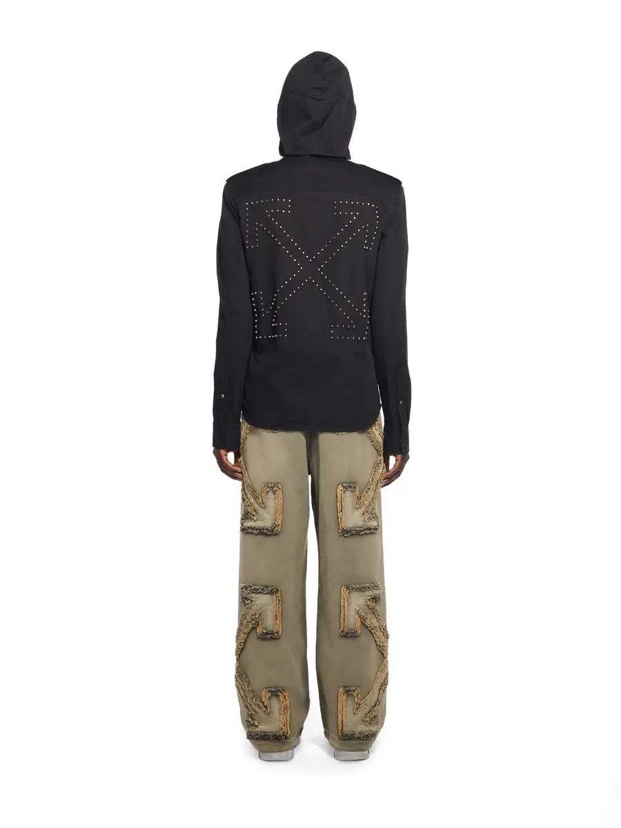 Off-White Studded Hooded Visor Arrow Shirt | Thumbnail 4 Off-White Studded Hooded Visor Arrow Shirt | Thumbnail 4