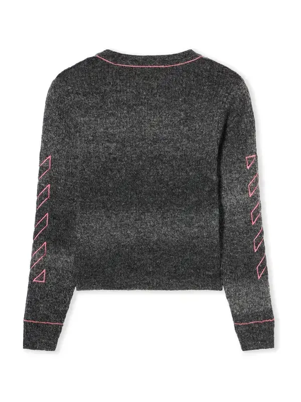 Embroidered Wool Cardigan Embroidered Wool Cardigan