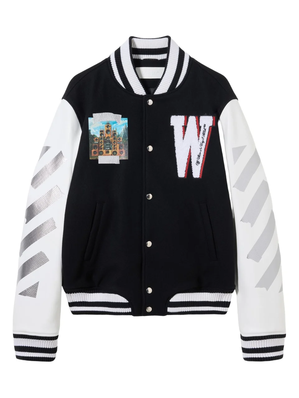 Off-White Soundsystem Varsity Jacket