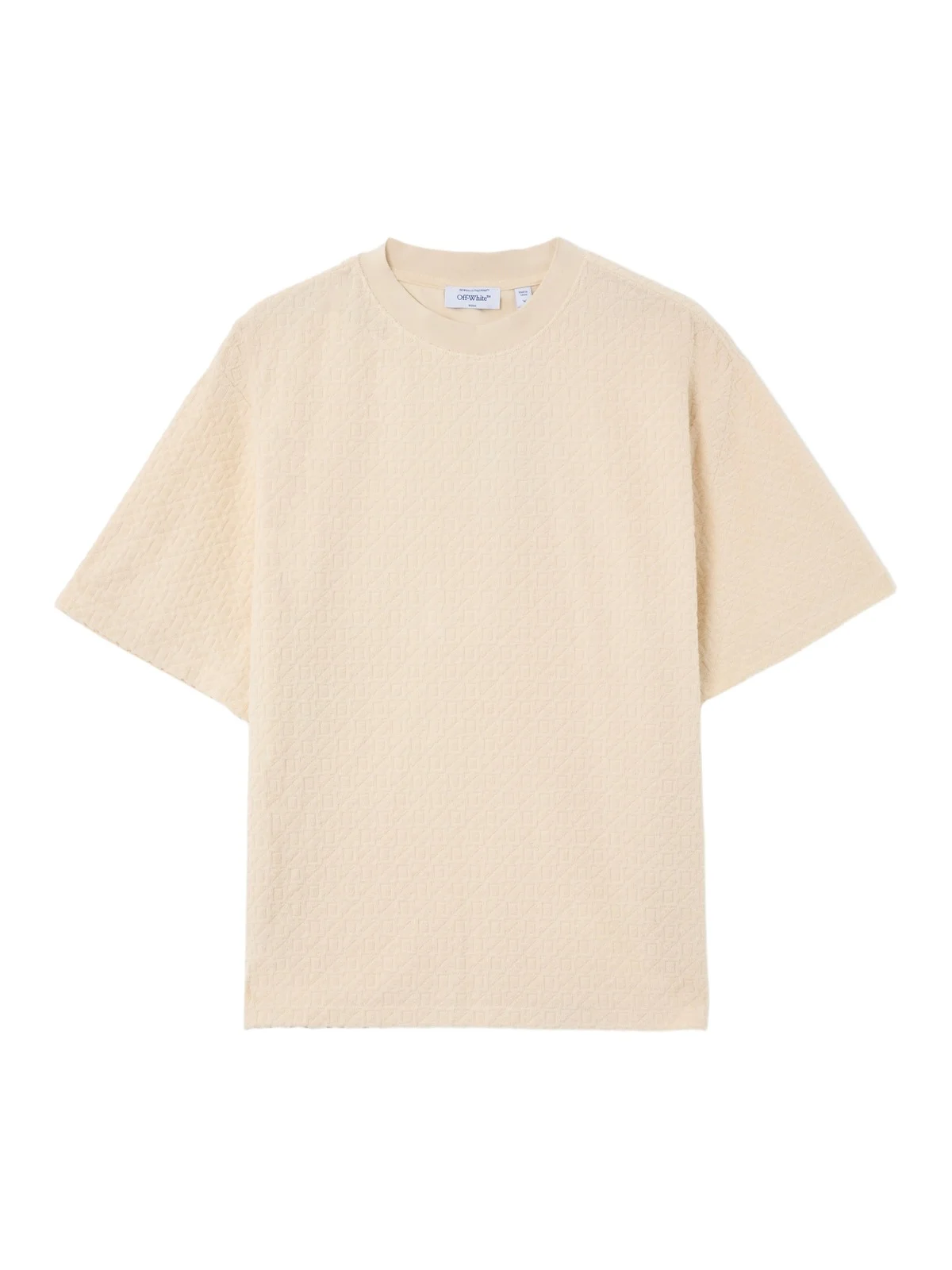Off-White Towel Terry All Over Logo T-Shirt