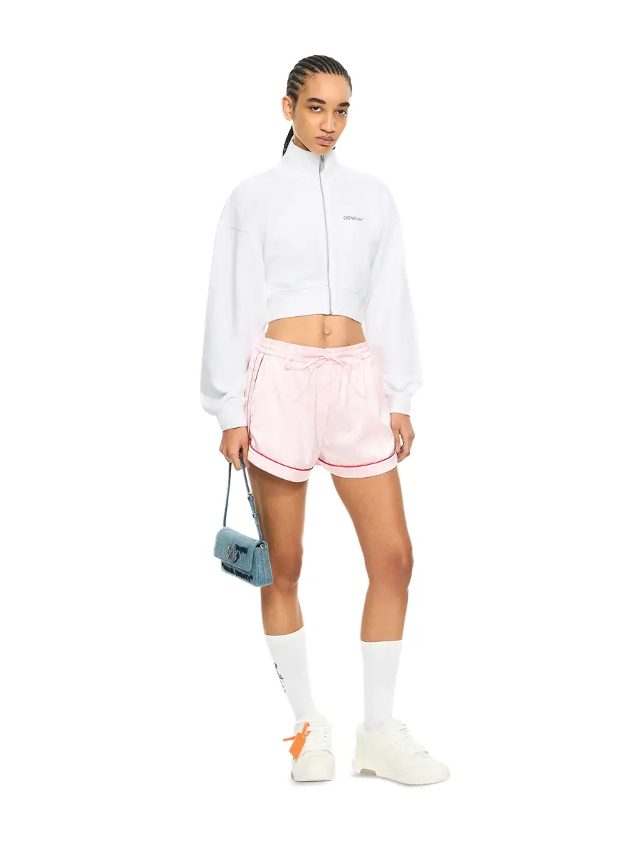 Off-White Arrow Glowing Flower Crop Zip Jacket | Thumbnail 2