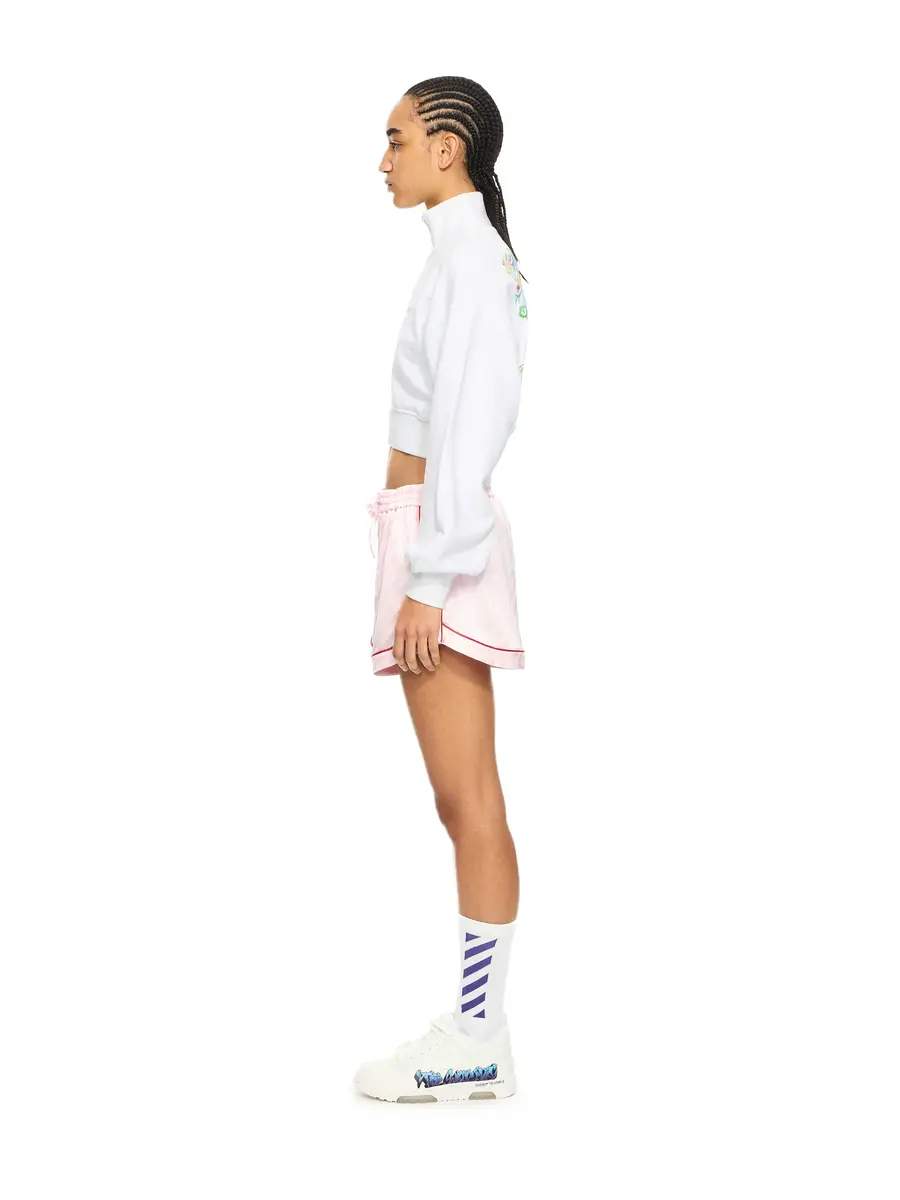 Off-White Arrow Glowing Flower Crop Zip Jacket | Thumbnail 3
