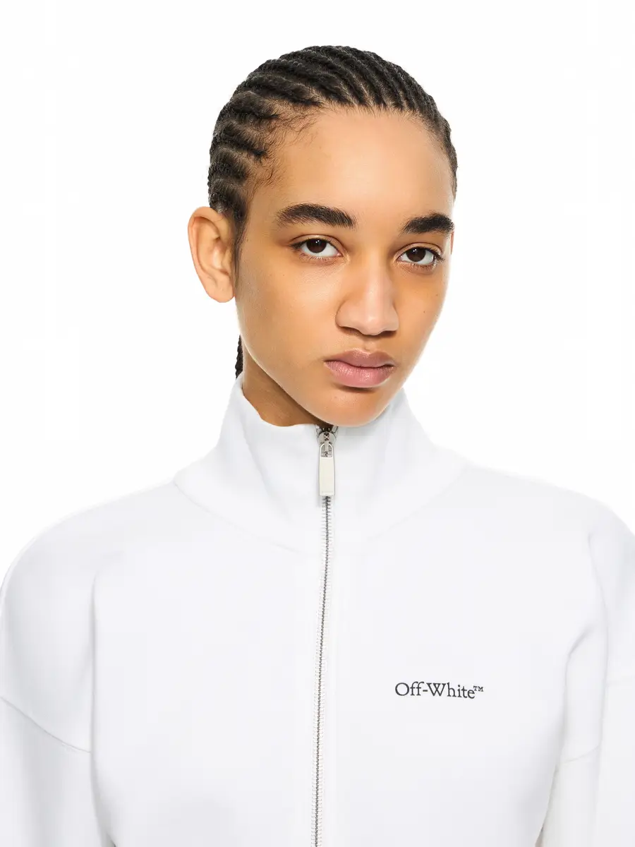 Off-White Arrow Glowing Flower Crop Zip Jacket | Thumbnail 5