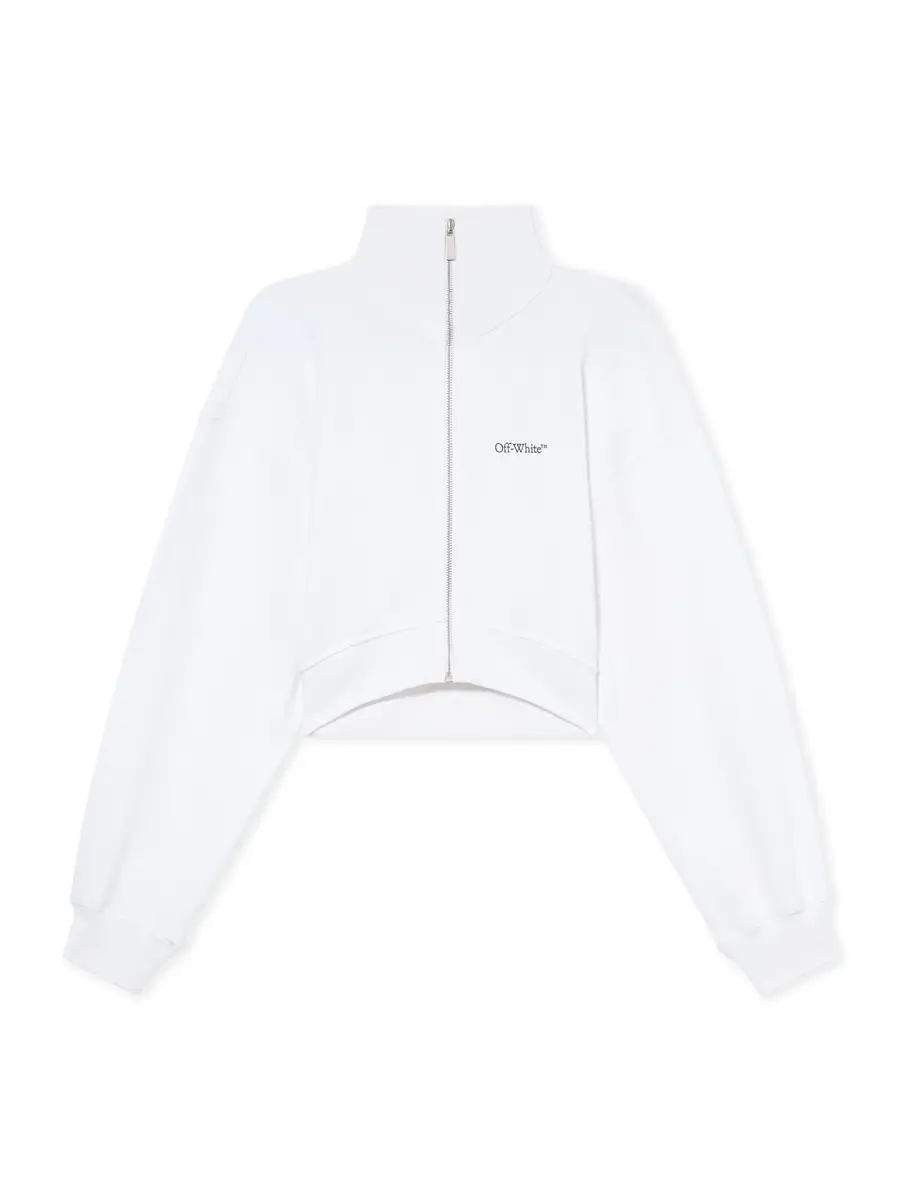 Arrow Glowing Flower Crop Zip Jacket Arrow Glowing Flower Crop Zip Jacket