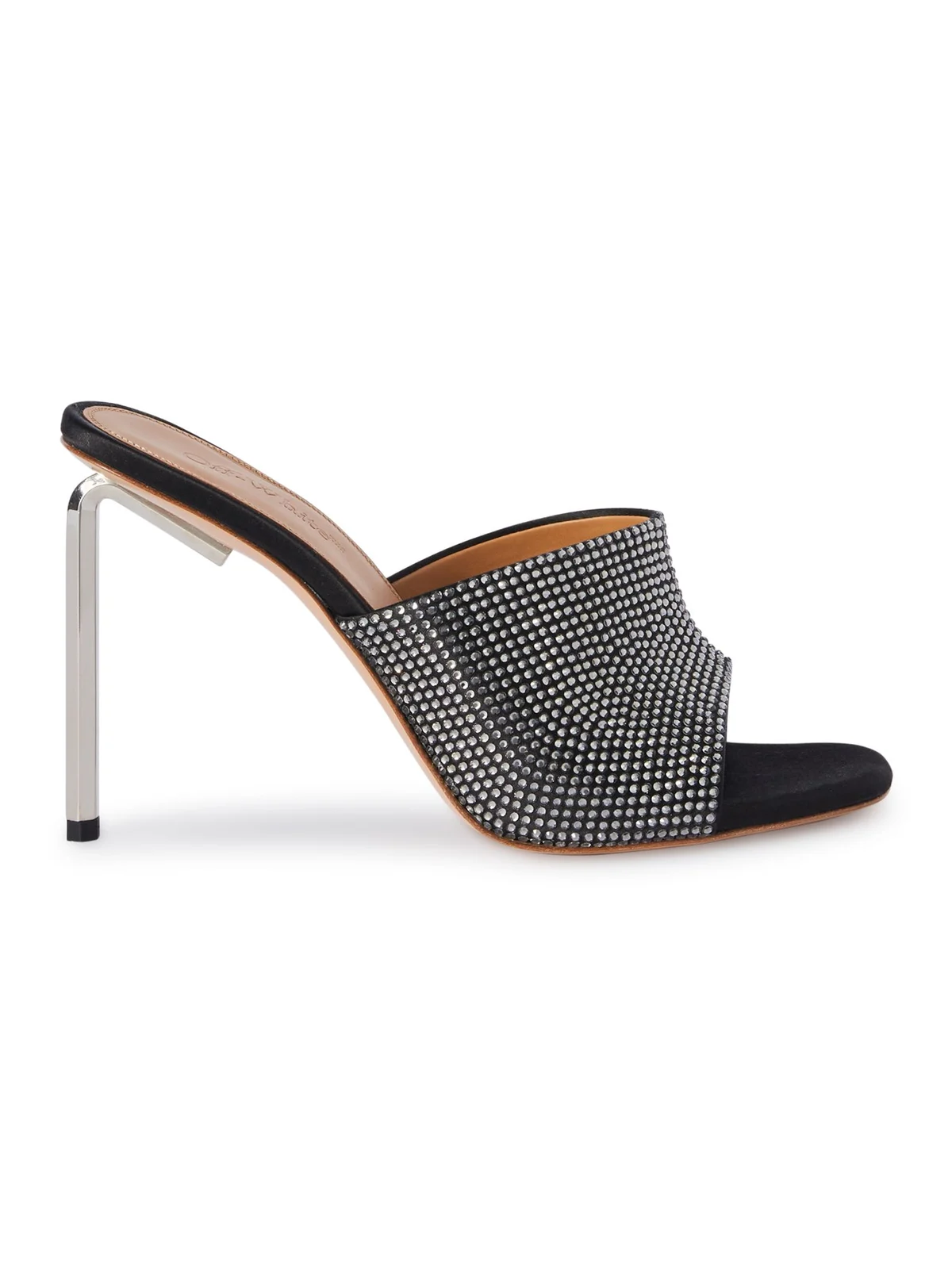 Off-White Shiny High Allen Satin Mule